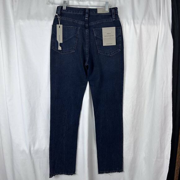 Hudson Holly BSN Womens Blue High Rise Straight Leg Ankle Jeans Size 24 - Picture 2 of 10